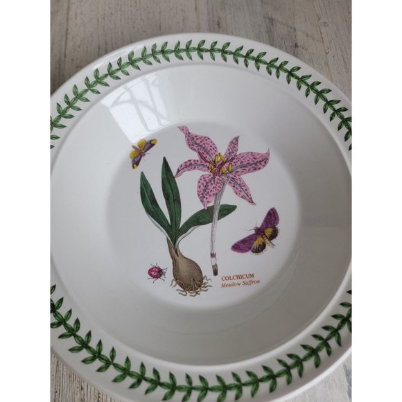 Portmeirion Botanic Gardens Meadow Saffron 8" soup salad bowl - Picture 2 of 7